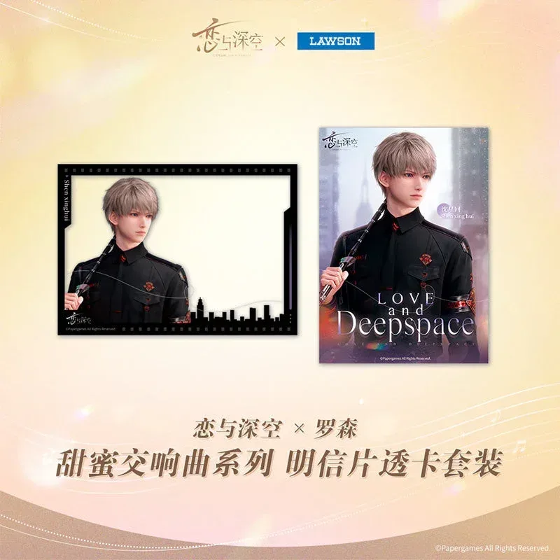 Love and Deepspace Sweet Symphony Series Transparent Postcard Set - Image 2