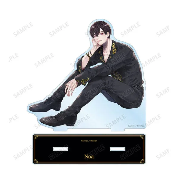 Kiss Me Crying Newly Drawn Illustration Black Coordination Ver. Big Acrylic Stand - Image 2