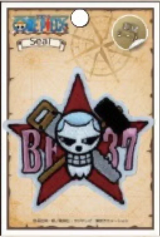 One Piece Embroidered Skull Badge - Image 8