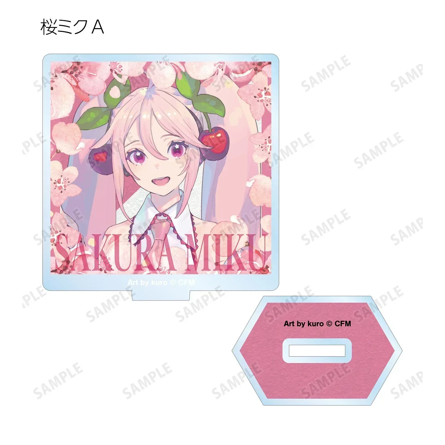 Vocaloid! Sakura Miku Art By Kuro Acrylics Stand Mystery Box - Image 2