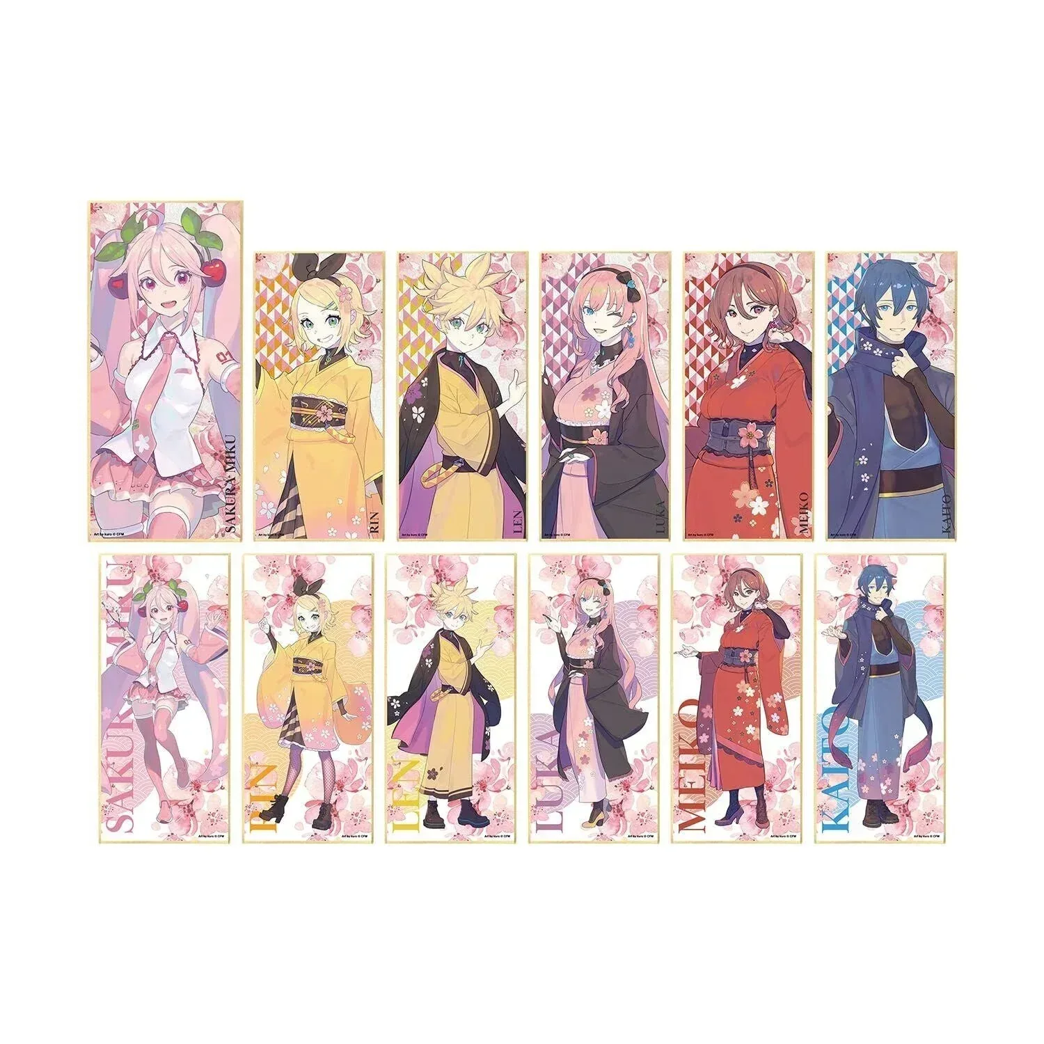 Vocaloid! Sakura Miku Art By Kuro Card Board Mystery Box - Image 4