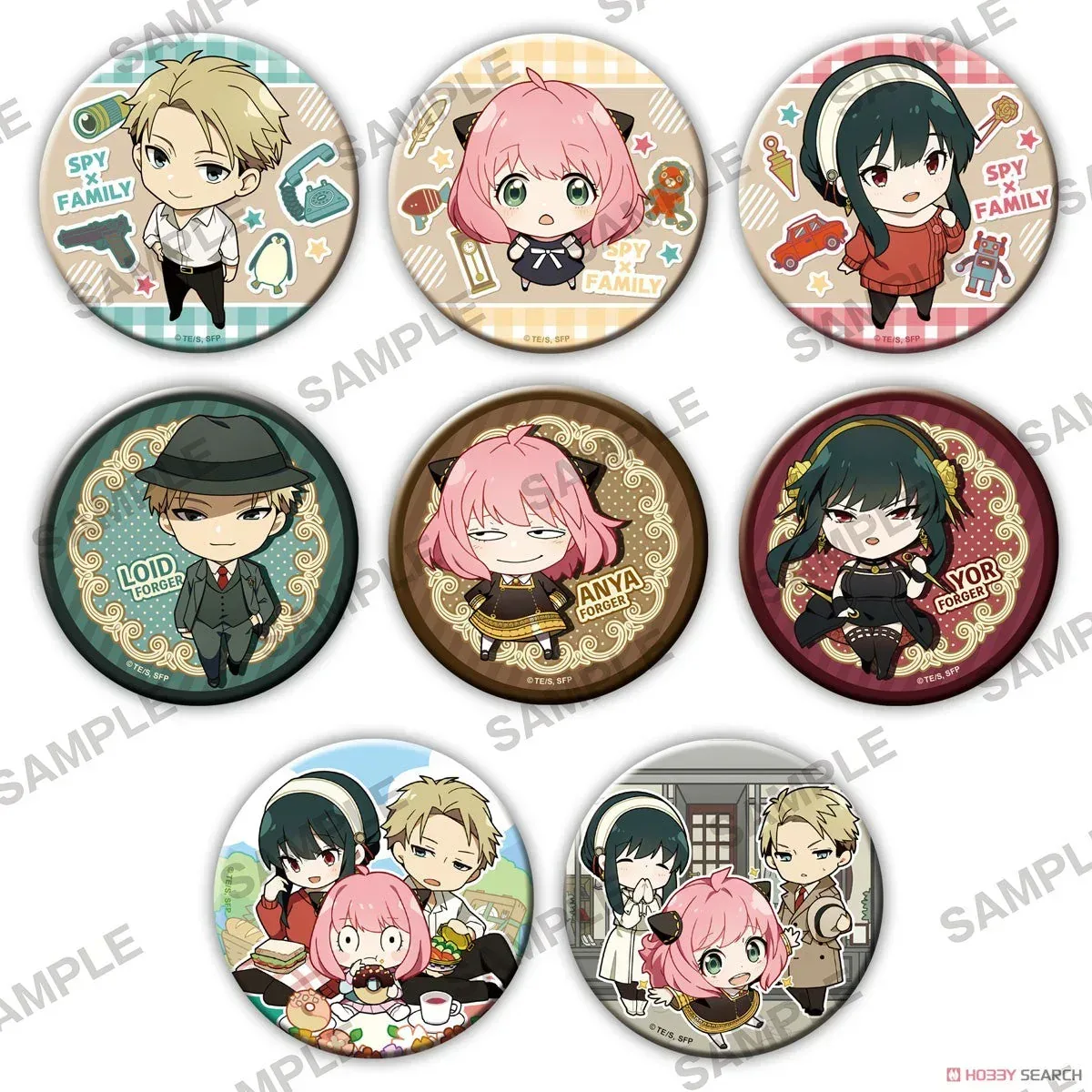 SPY×FAMILY Chibi Badge Mystery Box - Image 3