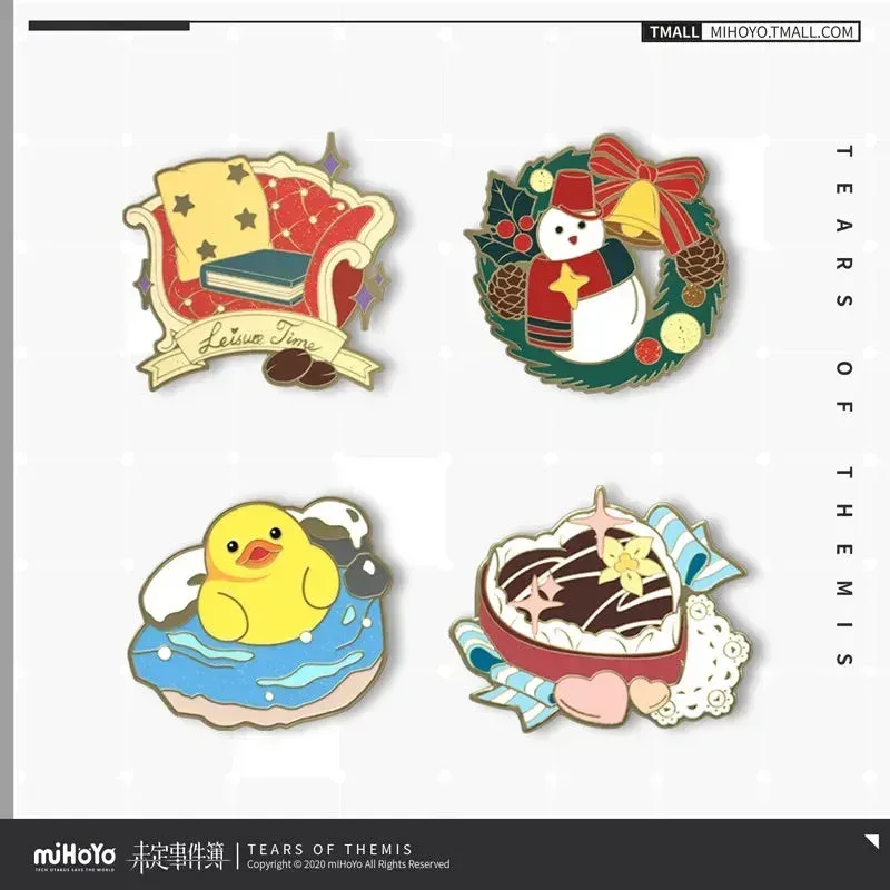 Tears of Themis Collection Series Commemorative Metal Badge Vol.2