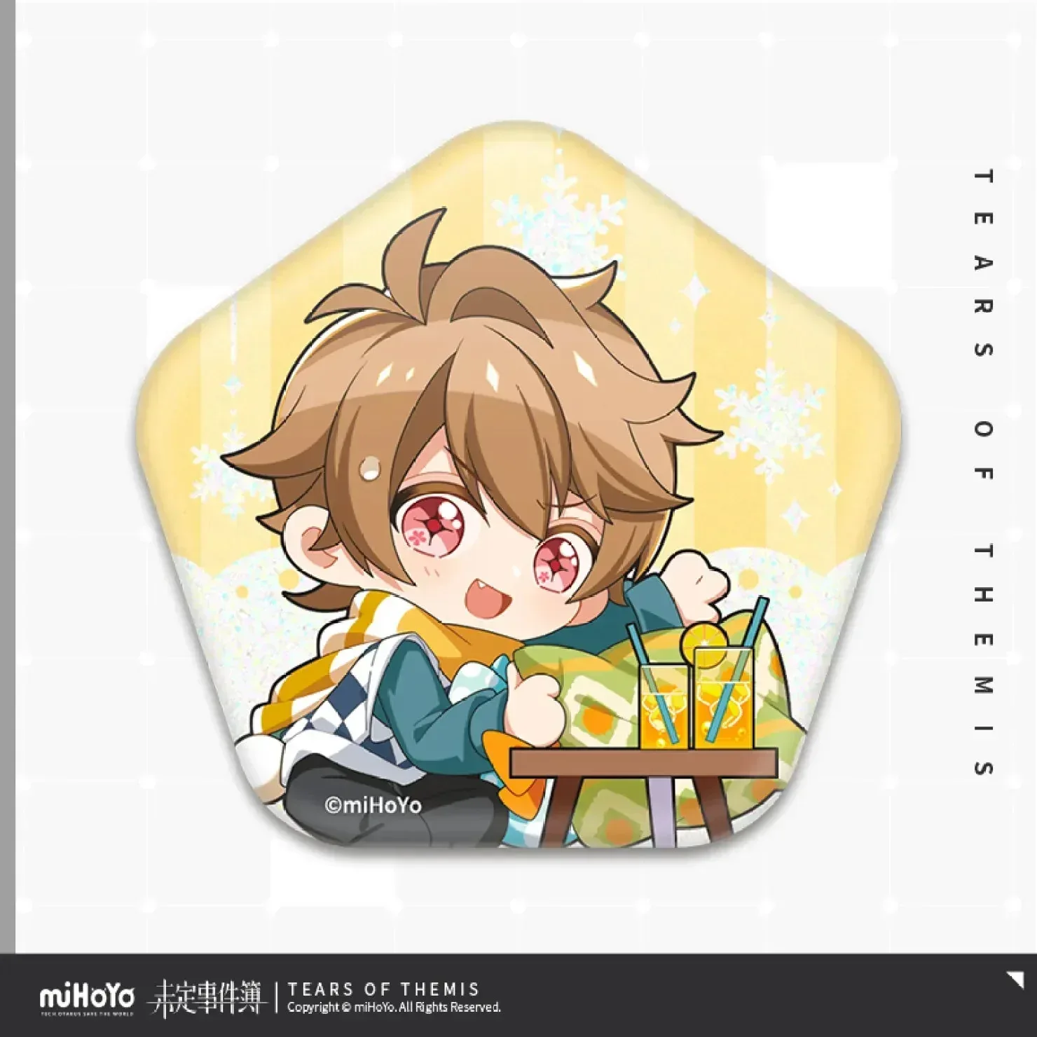 Tears of Themis Dong Ri Nuan Yi Series Chibi Tinplate Badge - Image 2