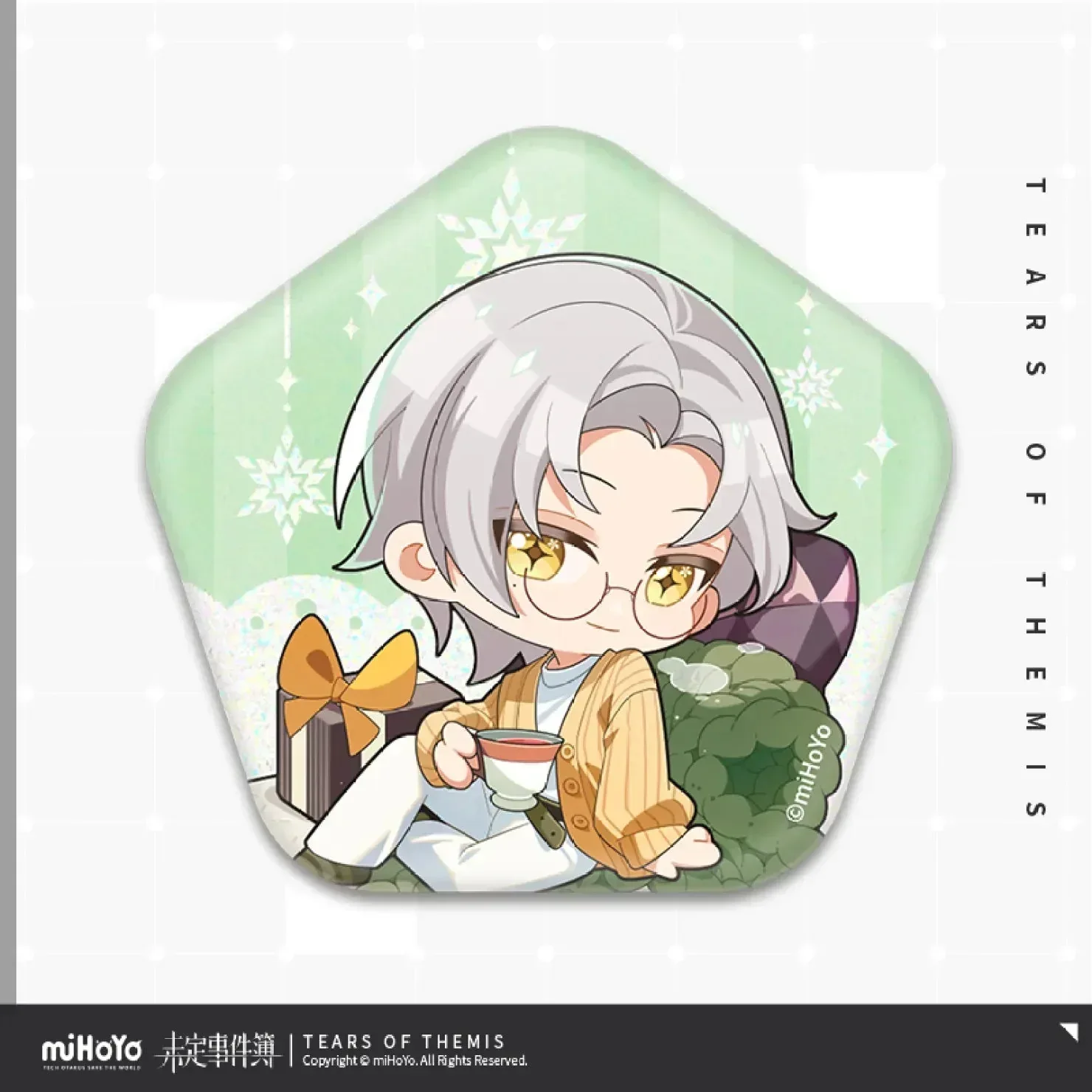 Tears of Themis Dong Ri Nuan Yi Series Chibi Tinplate Badge - Image 4