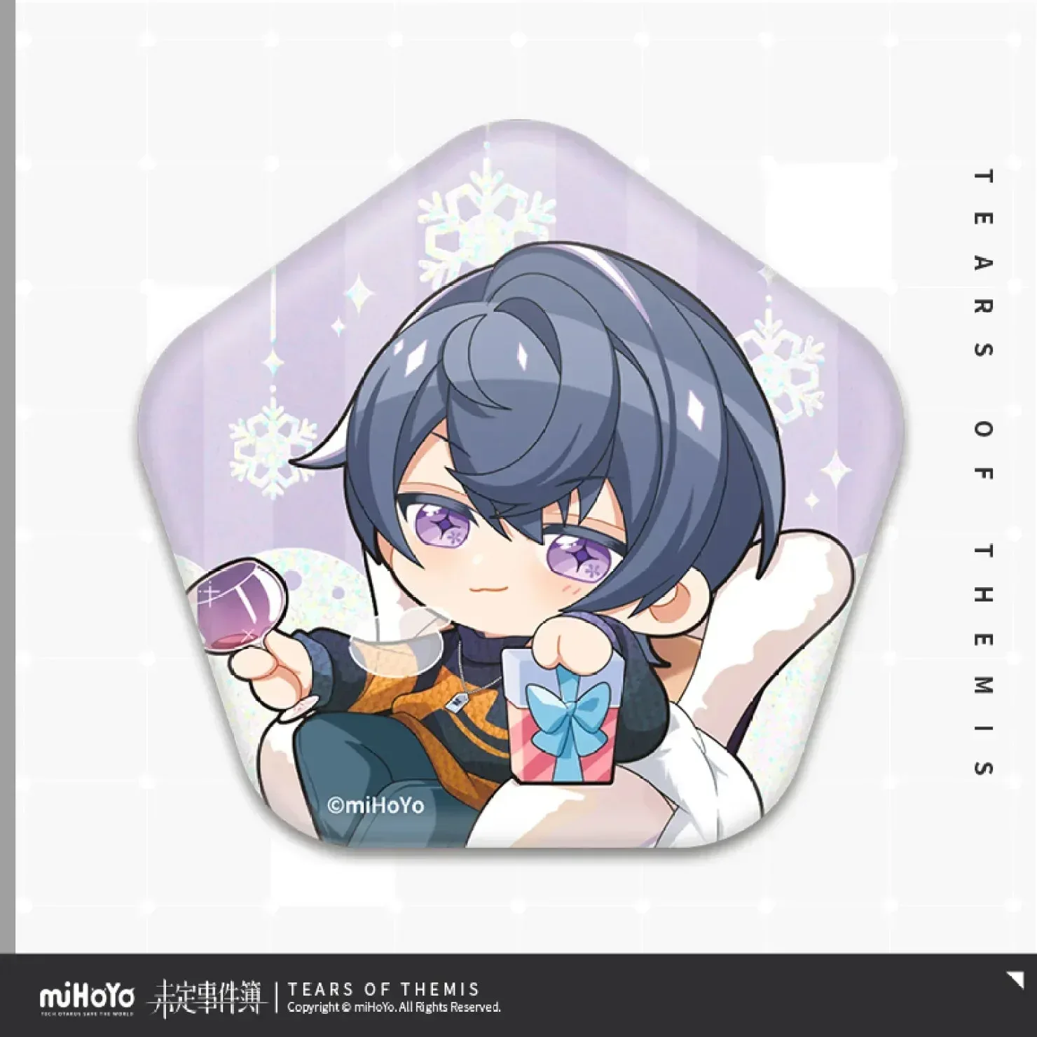 Tears of Themis Dong Ri Nuan Yi Series Chibi Tinplate Badge - Image 5