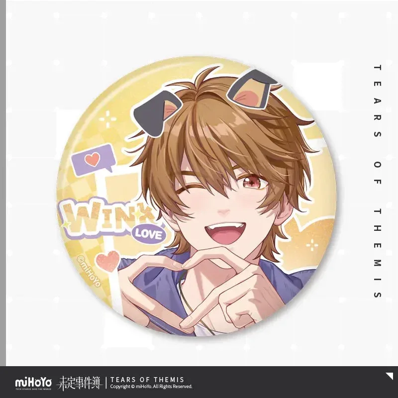 Tears of Themis Fluffy Romance Series Tinplate Badge - Image 9