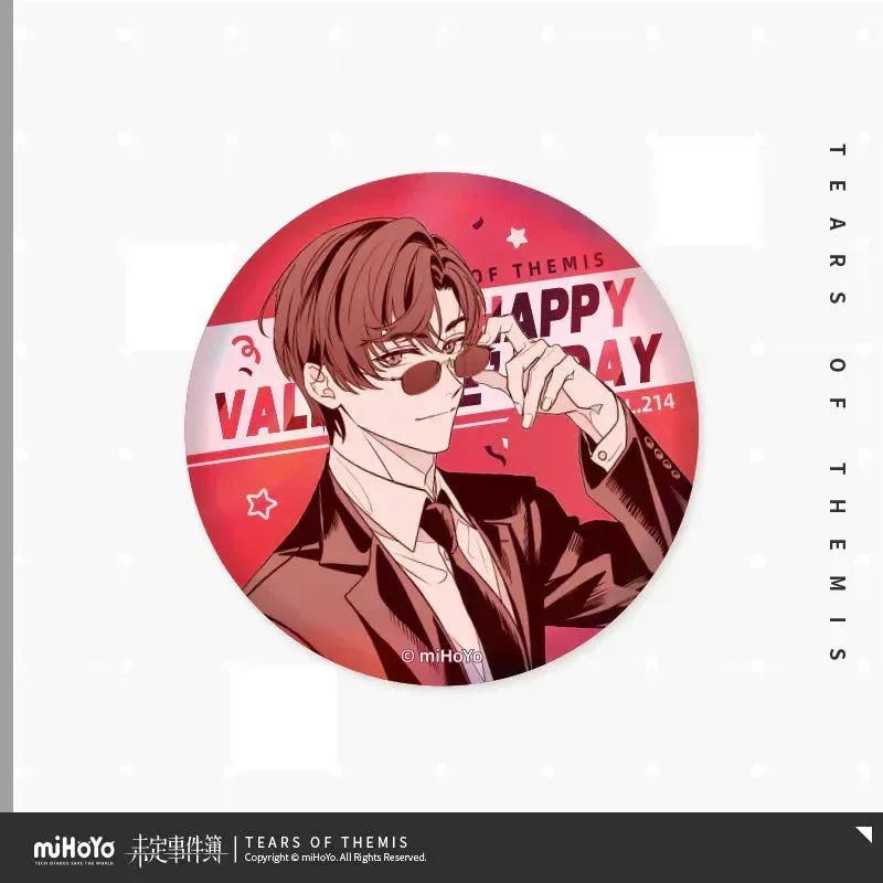 Tears of Themis Happy Valentine's Day 2023 Series Tinplate Badge - Image 3