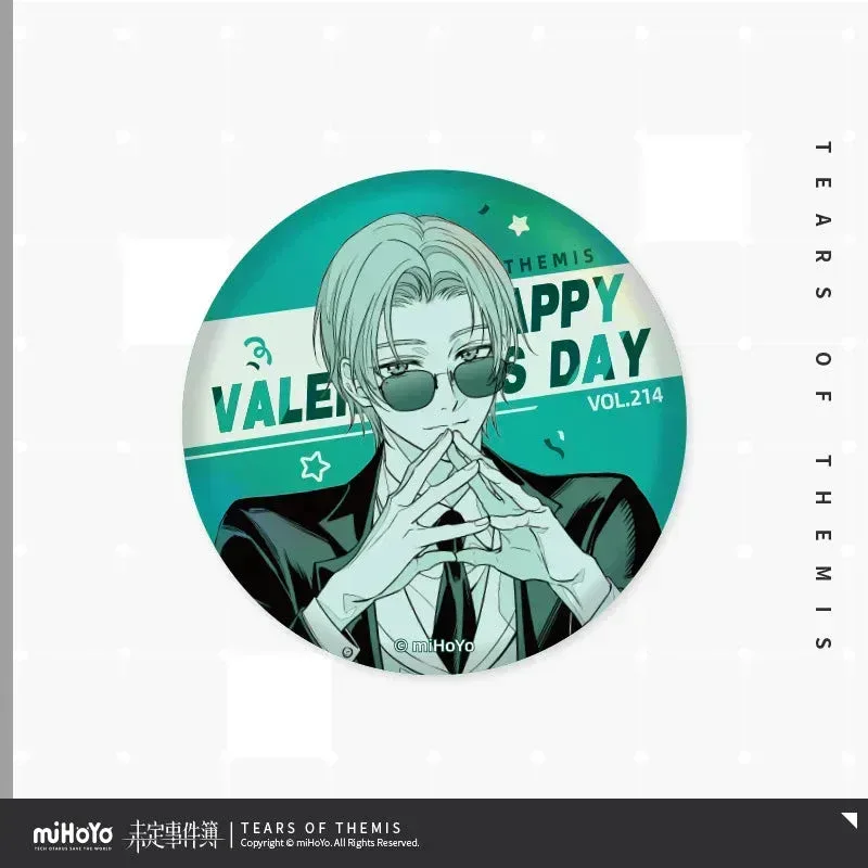 Tears of Themis Happy Valentine's Day 2023 Series Tinplate Badge - Image 4