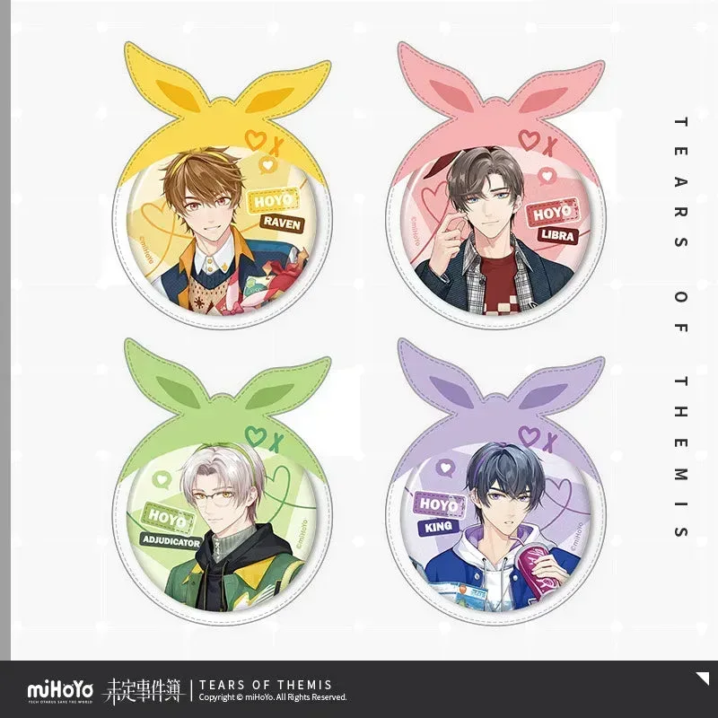 Tears of Themis Happy White Day Series Tinplate Badge & Case Set
