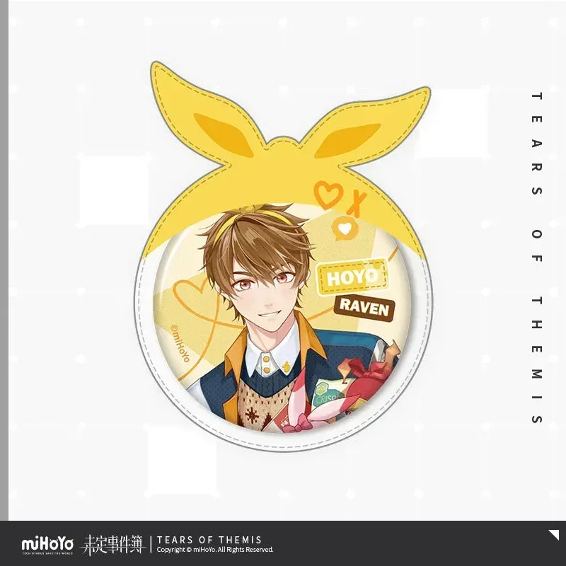 Tears of Themis Happy White Day Series Tinplate Badge & Case Set - Image 2