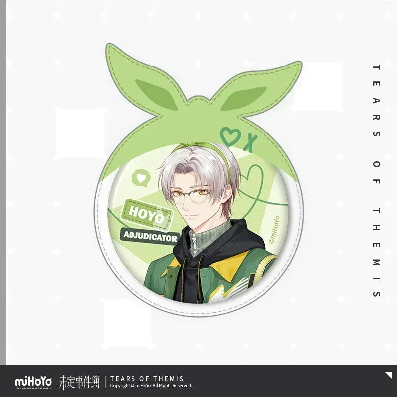 Tears of Themis Happy White Day Series Tinplate Badge & Case Set - Image 4