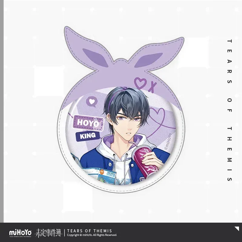 Tears of Themis Happy White Day Series Tinplate Badge & Case Set - Image 5