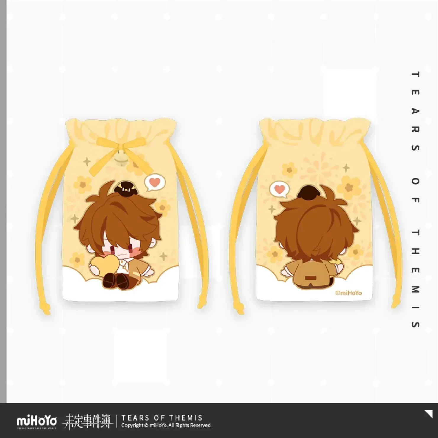 Tears of Themis Mi Yu Xun Xin Series Chibi Embroidered Amulet Pendant - Image 2