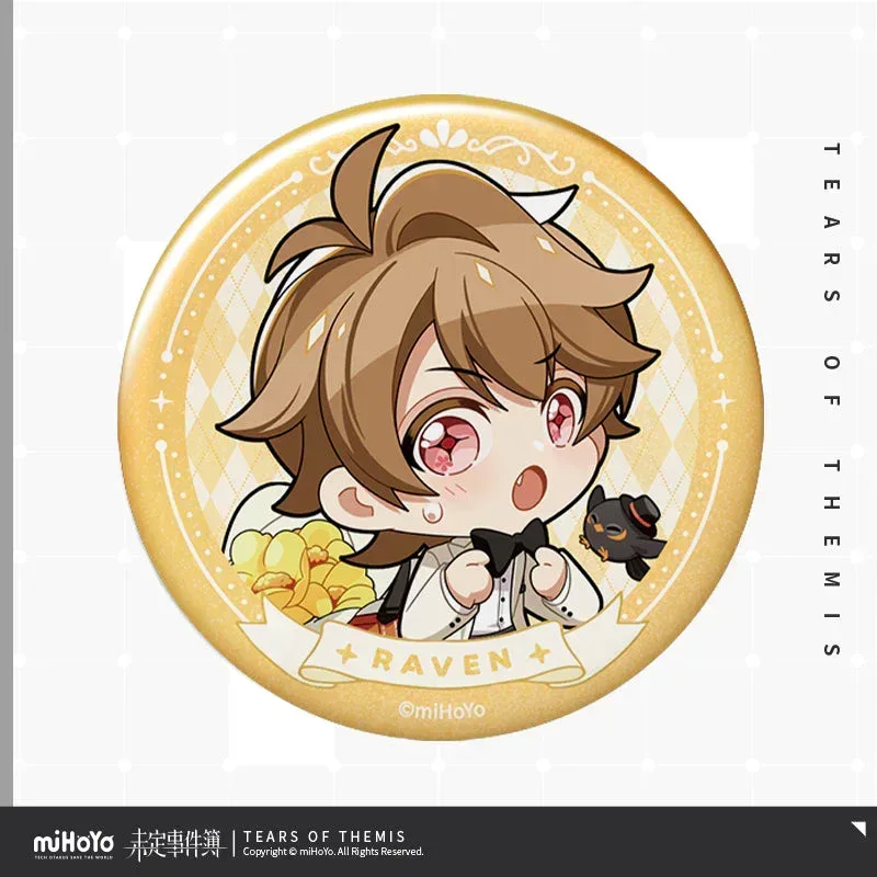 Tears of Themis Qing Yuan Yao Yue Series Chibi Tinplate Badge - Image 2