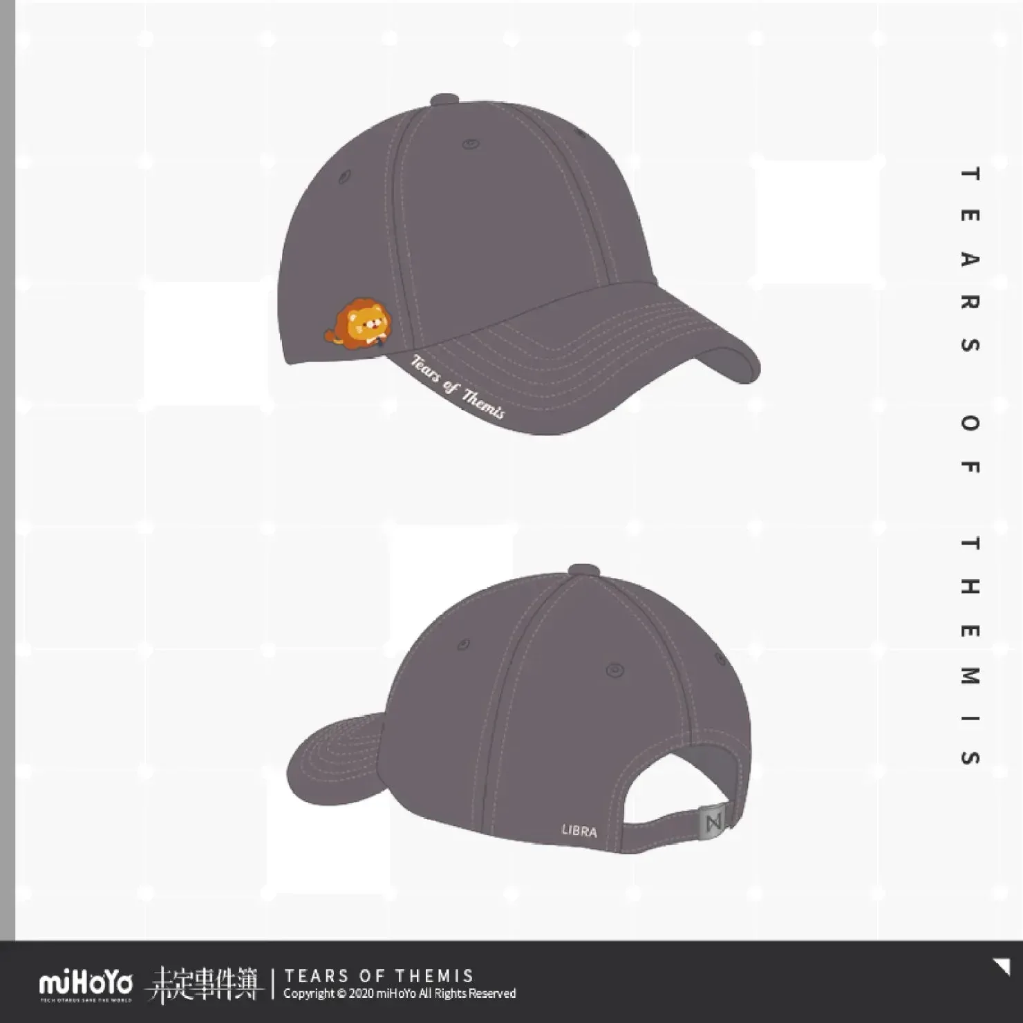 Tears of Themis Sui Xing Series Embroidered Baseball Cap - Image 3