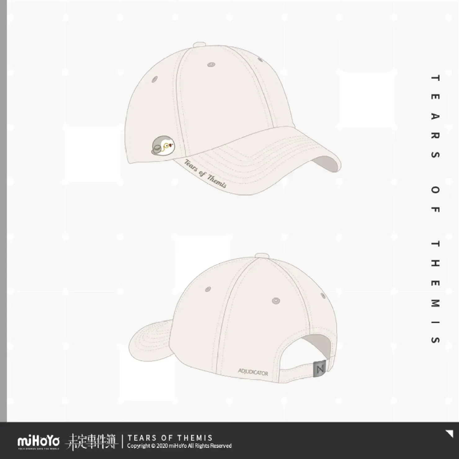 Tears of Themis Sui Xing Series Embroidered Baseball Cap - Image 4