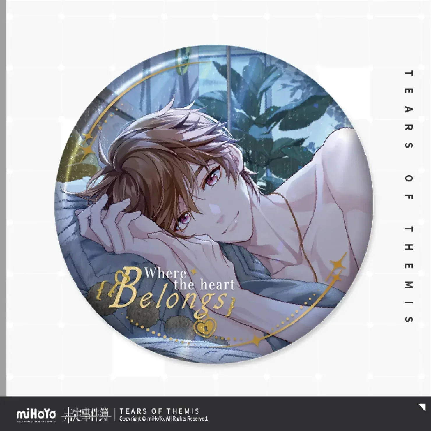 Tears of Themis Where The Heart Series Tinplate Badge - Image 2