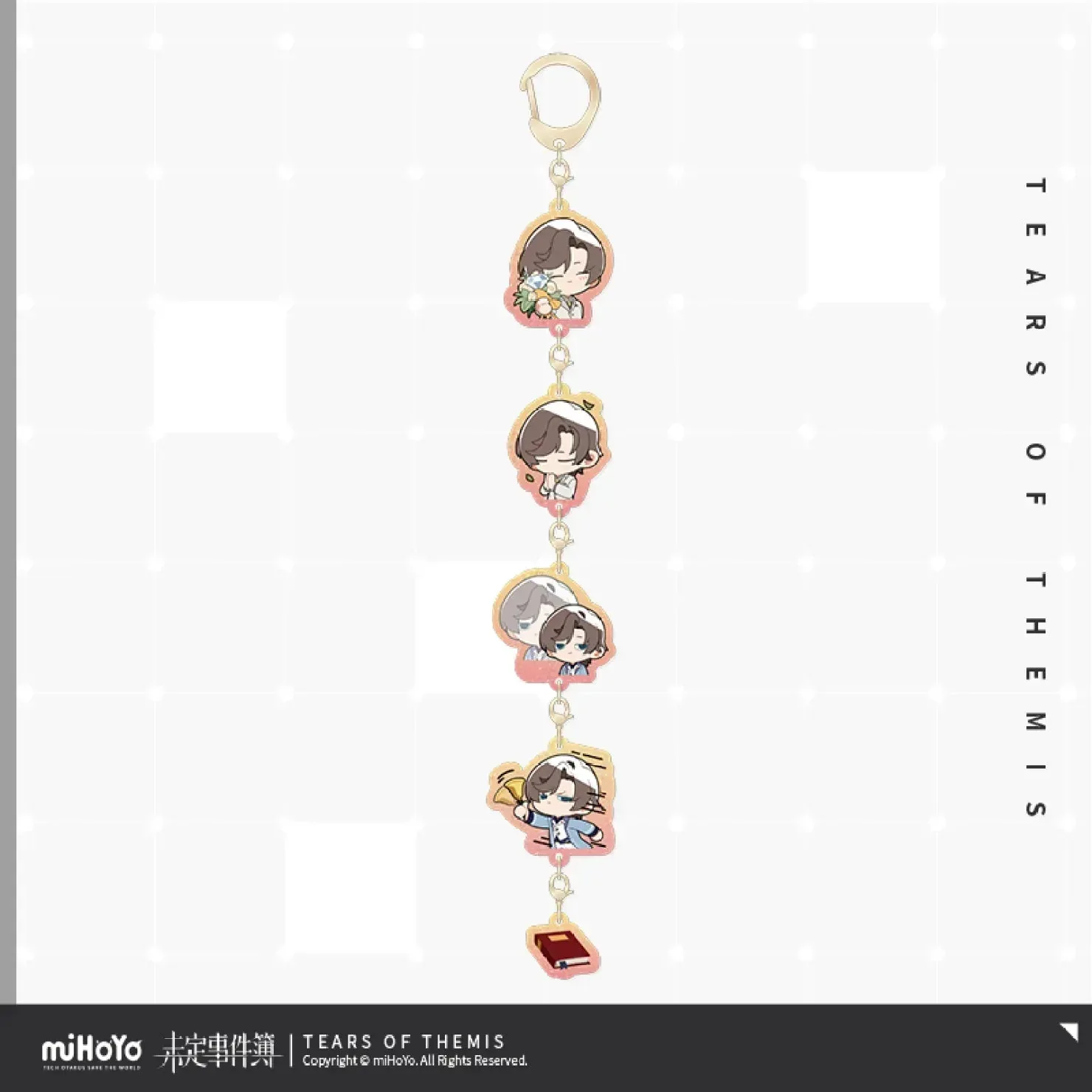 Tears of Themis Yue Ding Zhi Ri Series Chibi Acrylic Keychain - Image 3
