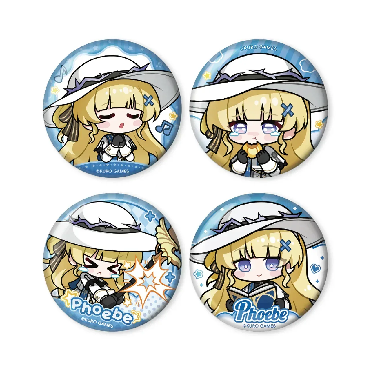 Wuthering Waves Emojis Series Mini Badge Set - Image 3