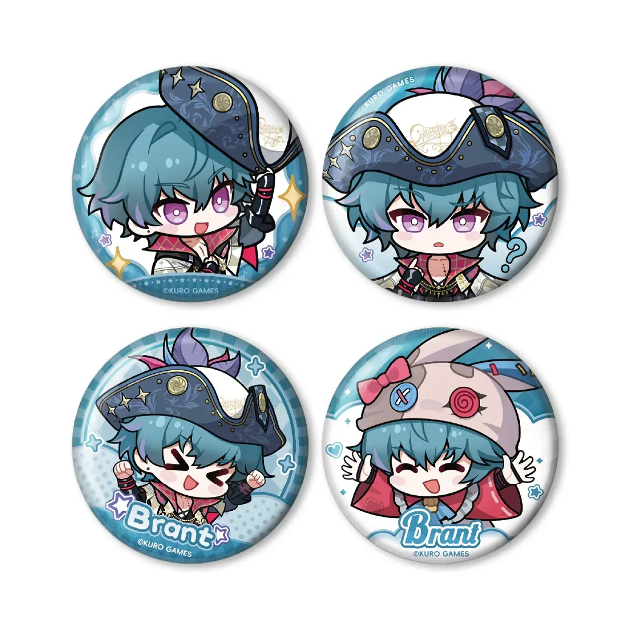 Wuthering Waves Emojis Series Mini Badge Set - Image 4