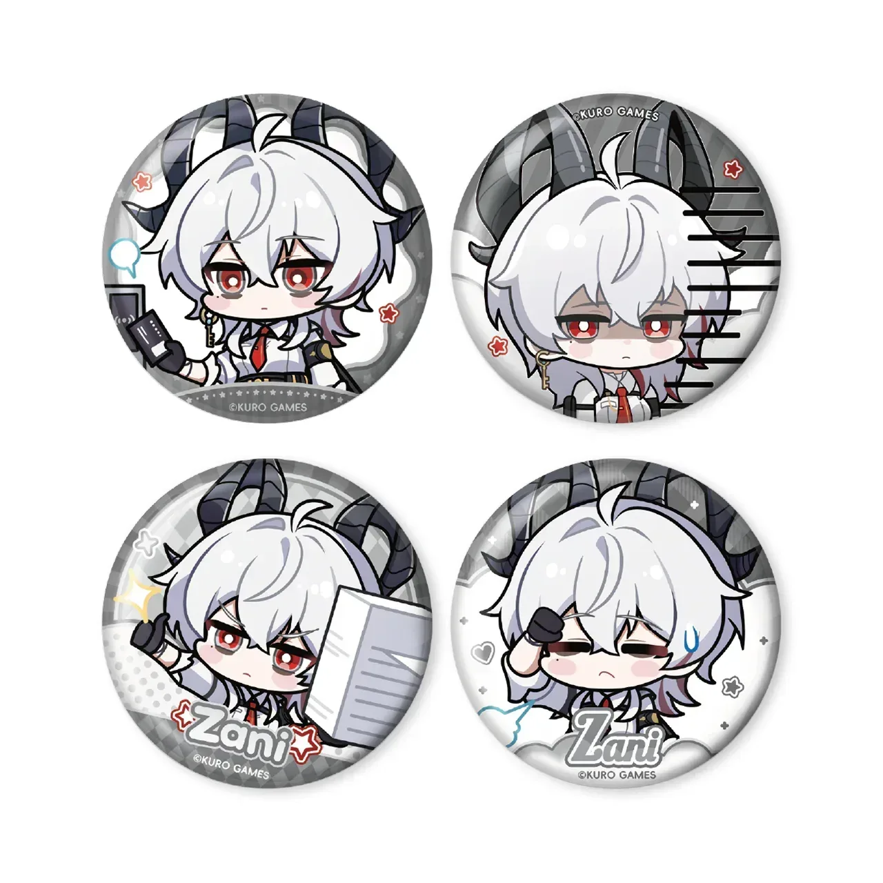 Wuthering Waves Emojis Series Mini Badge Set - Image 5