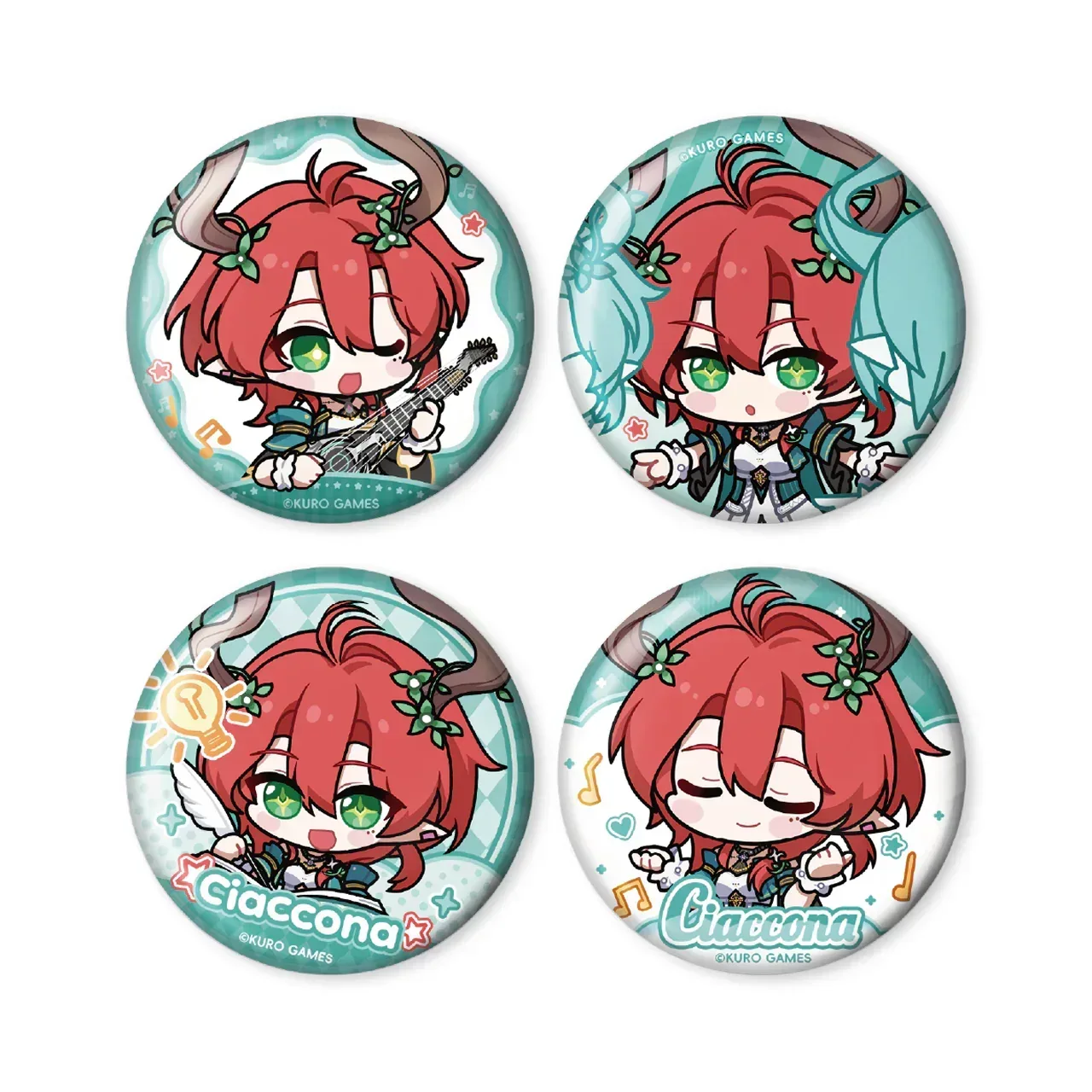 Wuthering Waves Emojis Series Mini Badge Set - Image 6