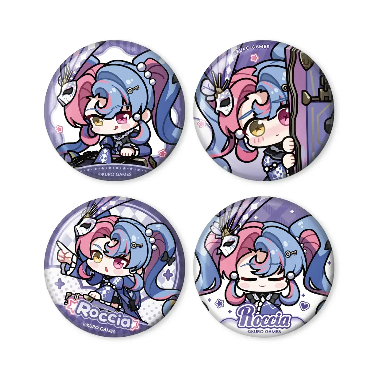 Wuthering Waves Emojis Series Mini Badge Set - Image 7