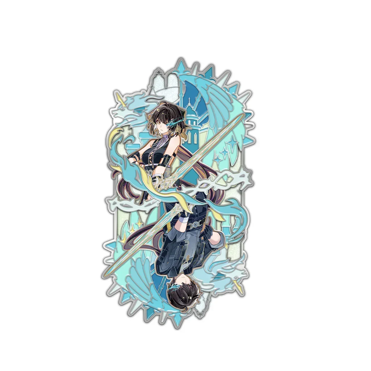 Wuthering Waves Inverted Series Collection Metal Badge - Image 9