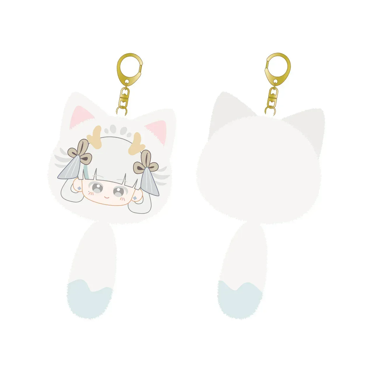 Wuthering Waves Meow Resonator Themed Plush Cube Keychain - Image 9