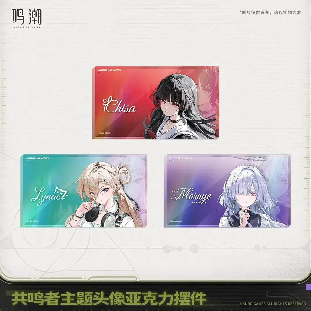 Wuthering Waves Resonator Theme Avatar Acrylic Ornament (Chisa, Lynae, Mornye)