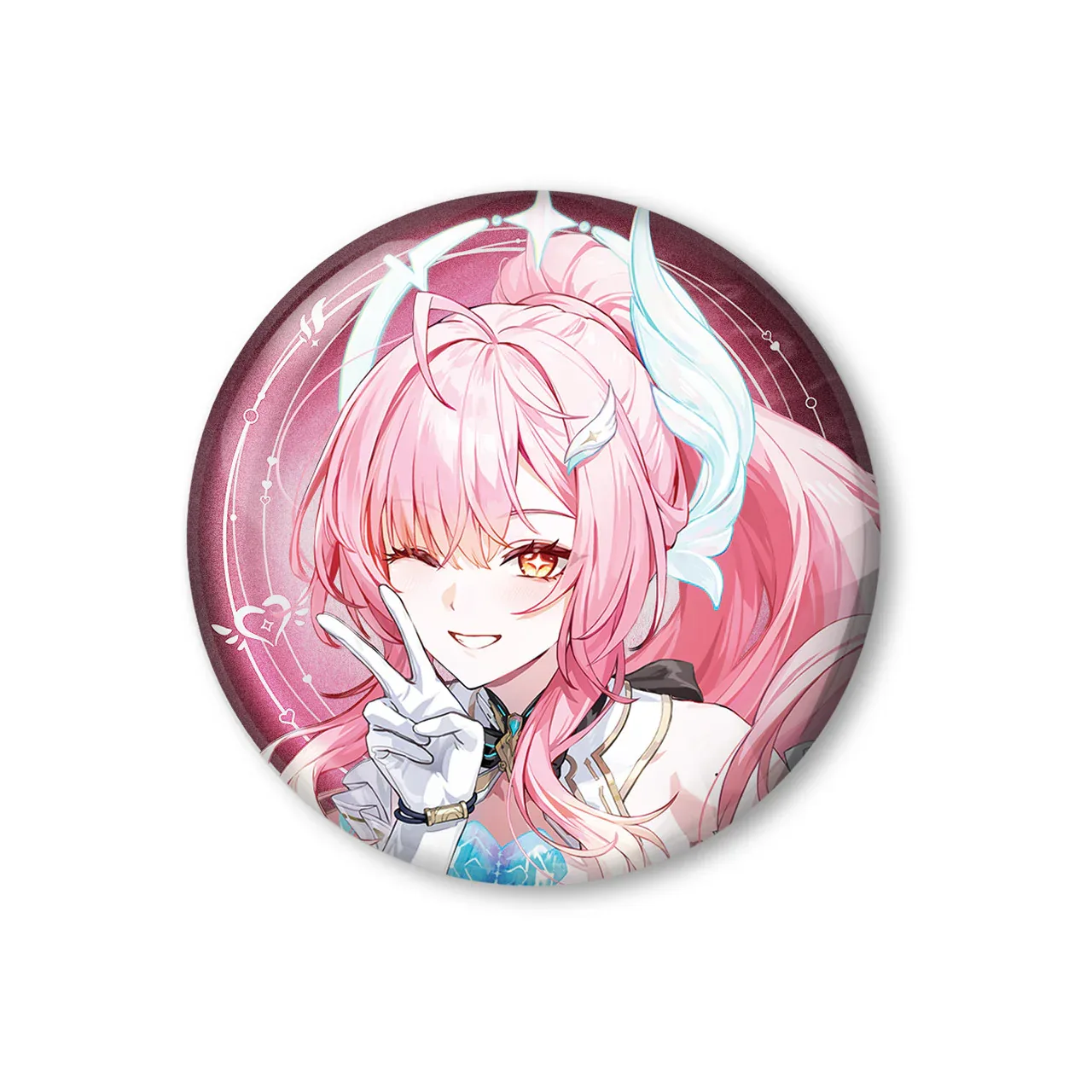 Wuthering Waves Resonator Theme Avatar Glittering Shikishi Badge (Aemeath, Luuk Herssen) - Image 3