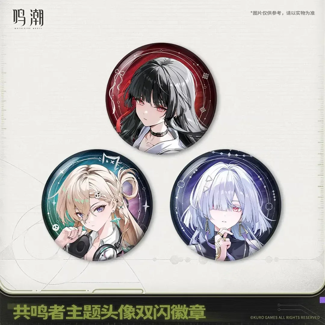 Wuthering Waves Resonator Theme Glittering Shikishi Badge (Chisa, Lynae, Mornye)