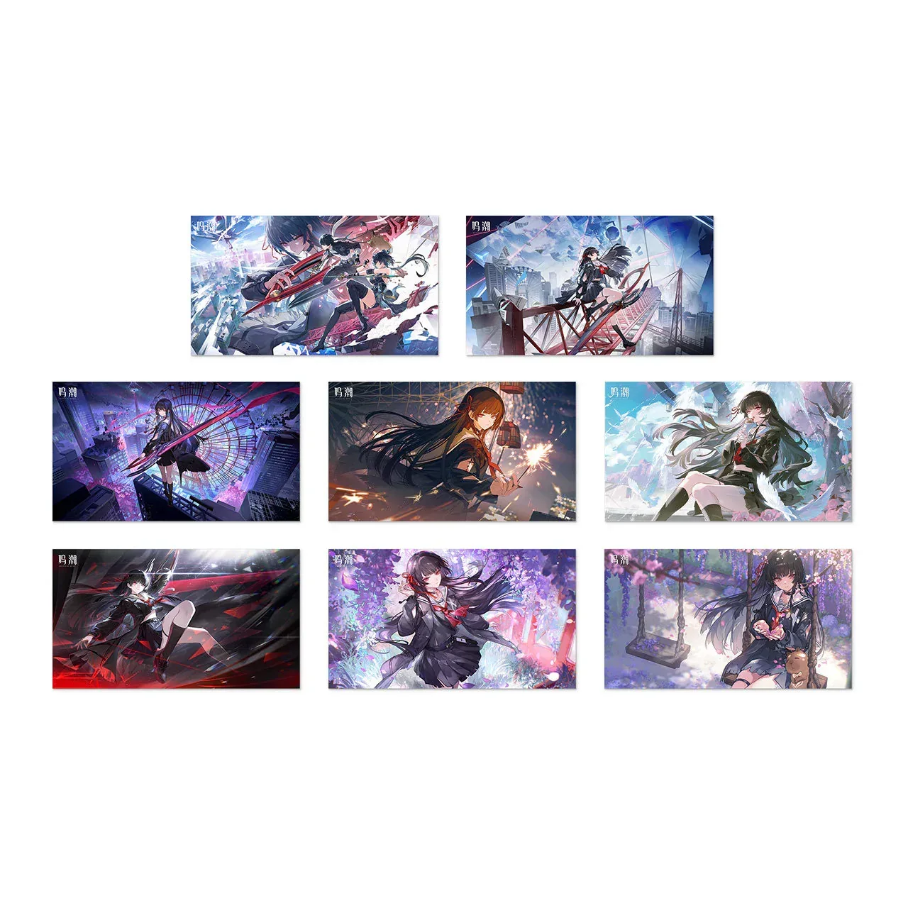 Wuthering Waves Resonator Theme Illustrated Postcard Set - Image 4