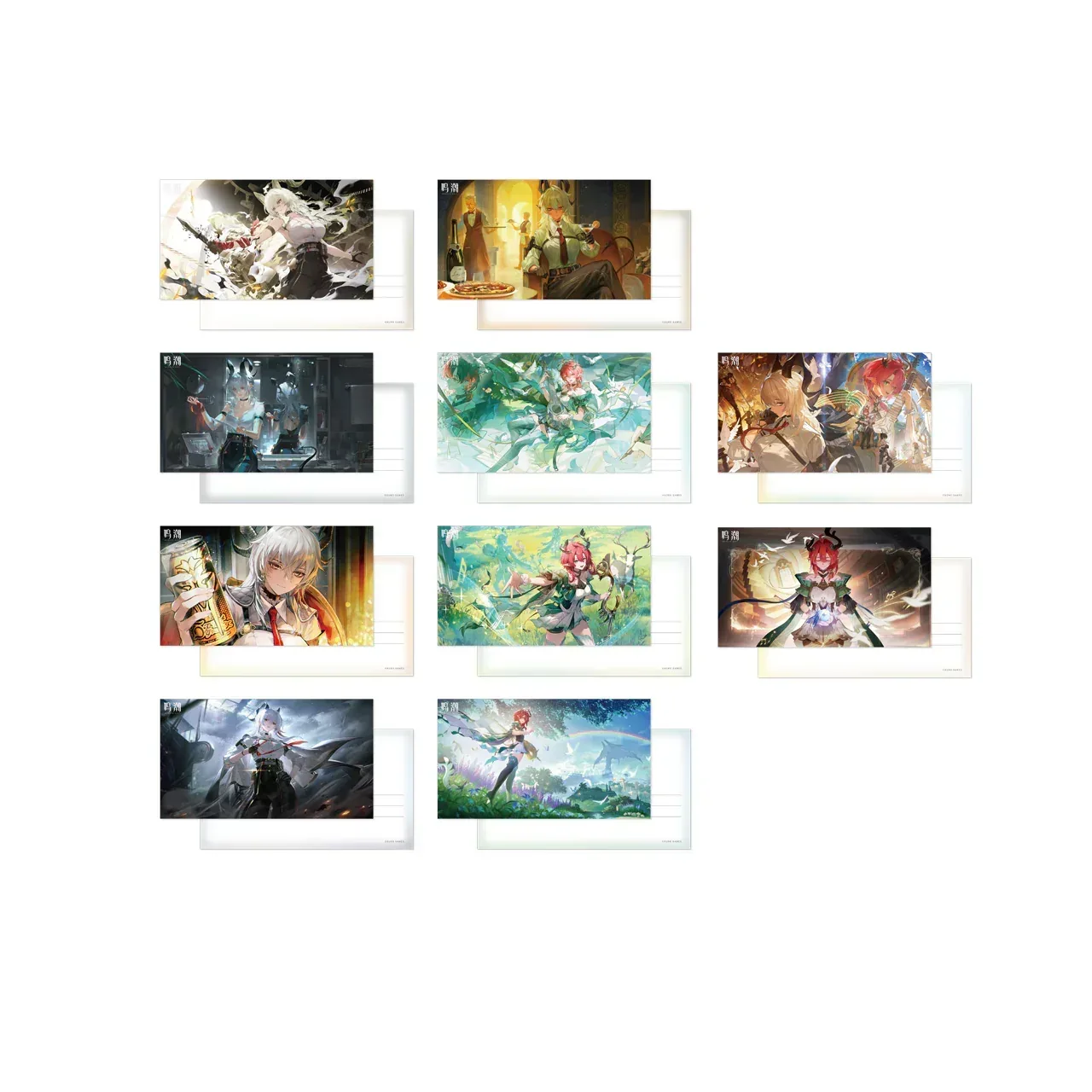 Wuthering Waves Resonator Theme Illustrated Postcard Set (Phrolova, Cartethyia) - Image 6