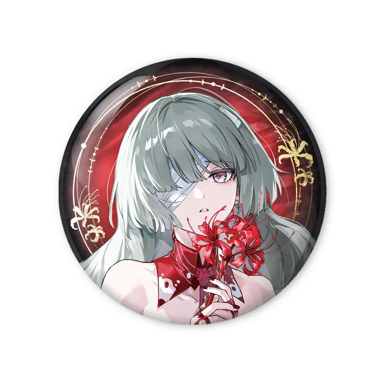 Wuthering Waves Resonator Theme Portrait Glittering Shikishi Badge (Phrolova, Cartethyia, Lupa) - Image 2