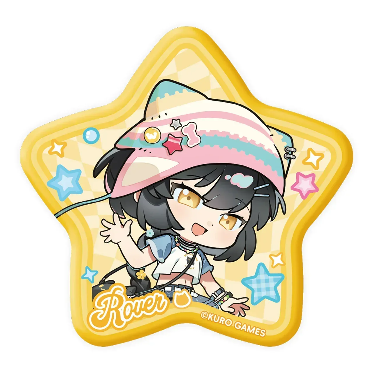 Wuthering Waves Somnoire Echoes Series Chibi Specially Shaped Tinplate Badge (Rover, Cartethyia, Lupa) - Image 6