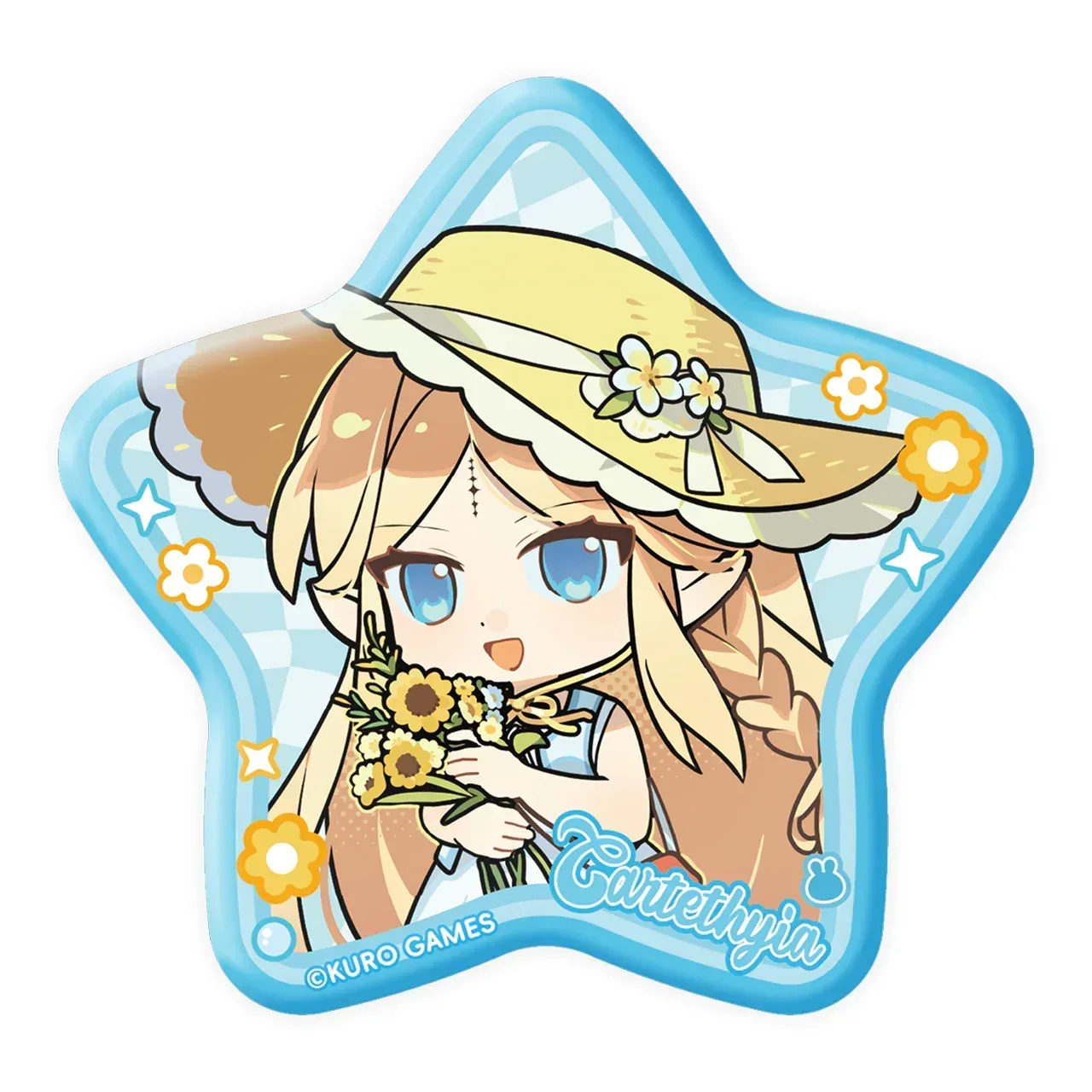 Wuthering Waves Somnoire Echoes Series Chibi Specially Shaped Tinplate Badge (Rover, Cartethyia, Lupa) - Image 8