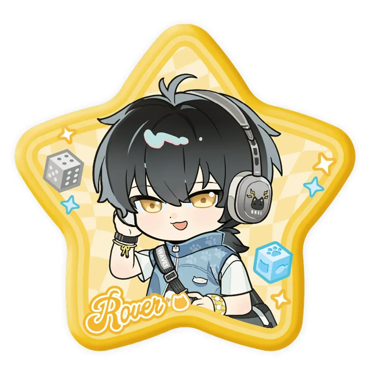 Wuthering Waves Somnoire Echoes Series Chibi Specially Shaped Tinplate Badge (Rover, Cartethyia, Lupa) - Image 9