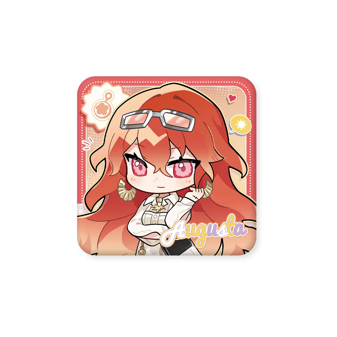 Wuthering Waves x KAKACODE Cleaar Sky Resonance Series Chibi Tinplate Badge - Image 3