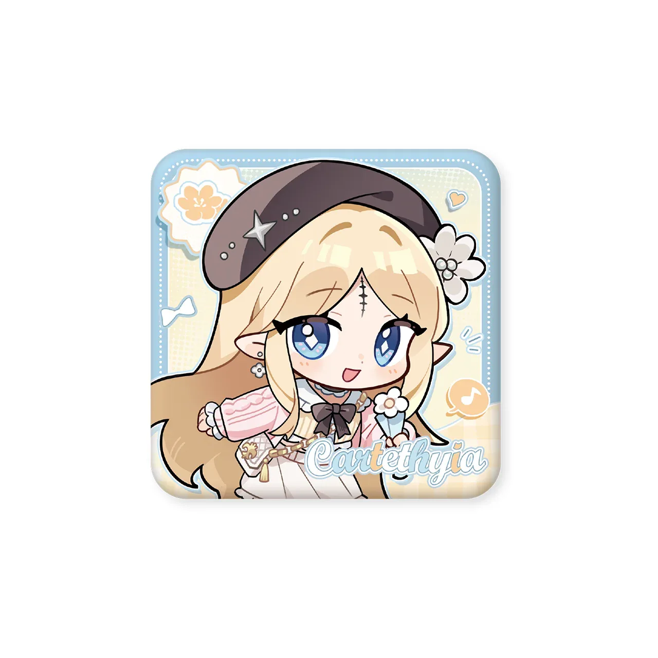 Wuthering Waves x KAKACODE Cleaar Sky Resonance Series Chibi Tinplate Badge - Image 5