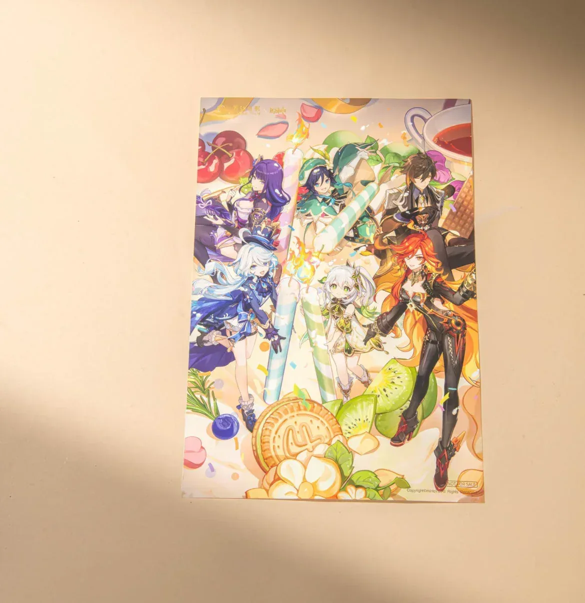 Genshin Impact x Wanda Film "Magic Screen Journey: A Date with Light and Shadow" Poster (Not For Sale)