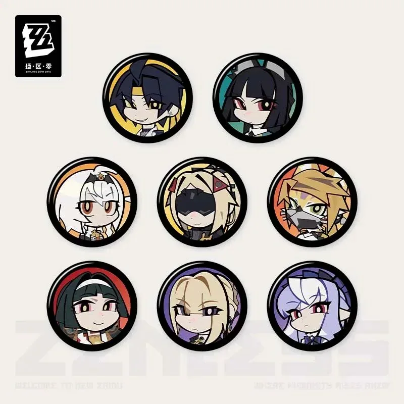 Zenless Zone Zero Affinity Excellent Series Agent Avatar Mini Badge Mystery Box Vol.4
