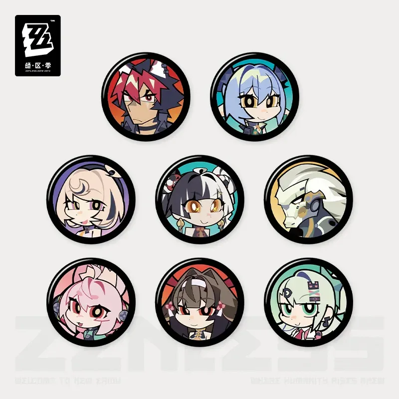 Zenless Zone Zero Affinity Excellent Series Agent Avatar Mini Badge Mystery Box Vol.6 - Image 2