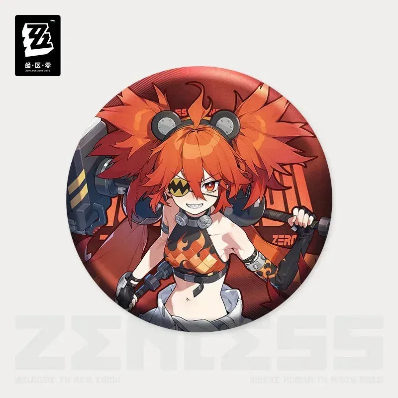 Zenless Zone Zero Artwork Series Belobog Heavy Industries Tinplate Badge - Image 6