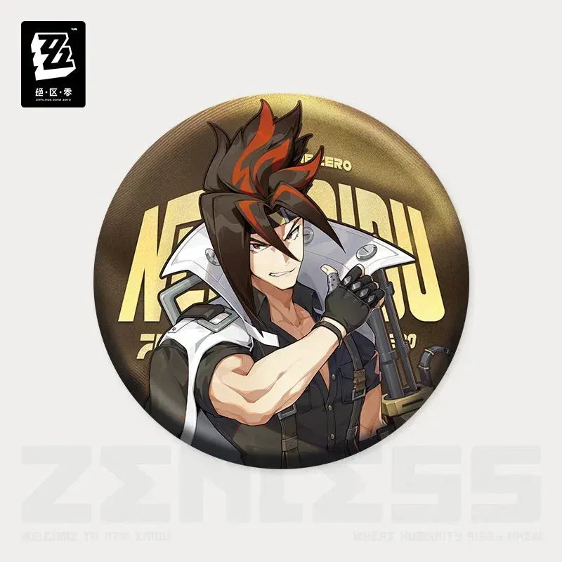 Zenless Zone Zero Artwork Series Belobog Heavy Industries Tinplate Badge - Image 7