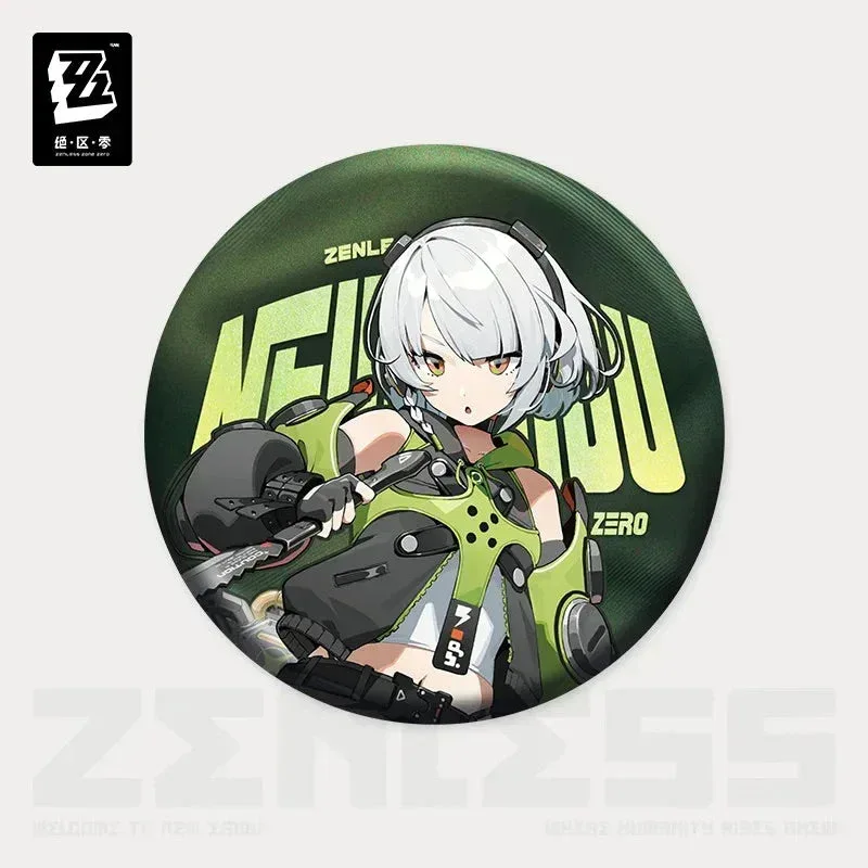 Zenless Zone Zero Artwork Series Cunning Hares AKA Gentle House Tinplate Badge - Image 6