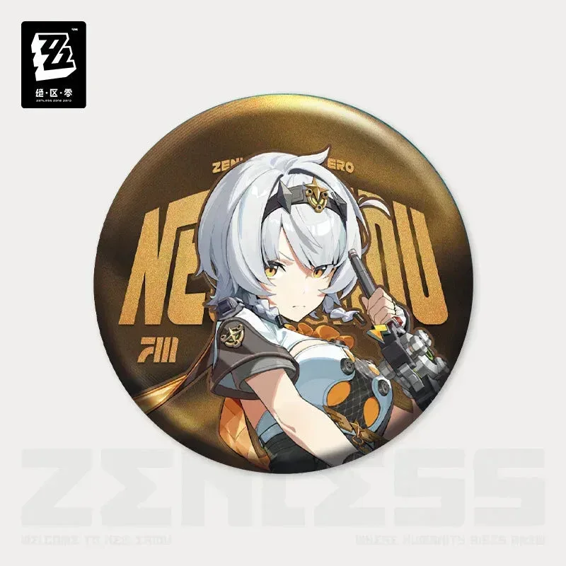 Zenless Zone Zero Artwork Series Faction Unknown Tinplate Badge - Image 3