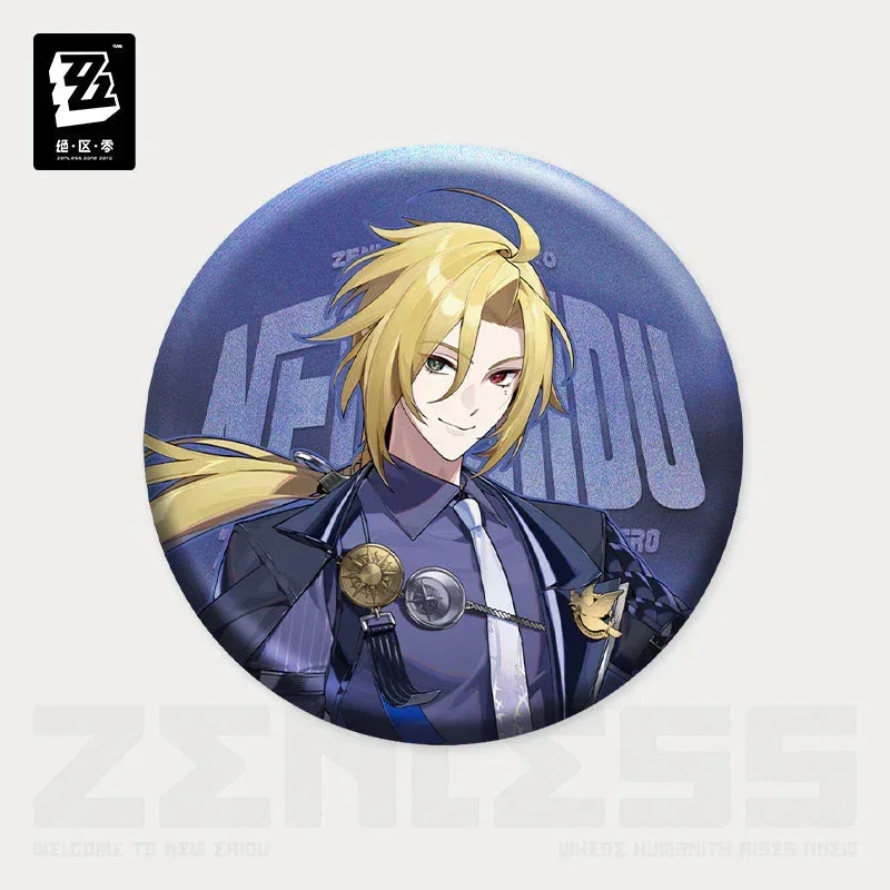 Zenless Zone Zero Artwork Series Mockingbird Tinplate Badge - Image 4