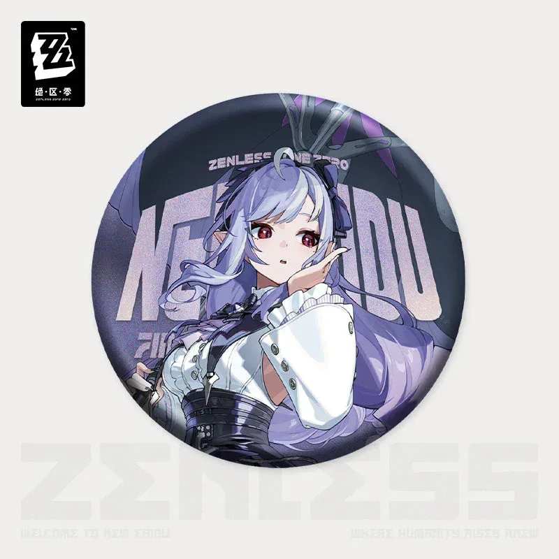 Zenless Zone Zero Artwork Series Mockingbird Tinplate Badge - Image 5